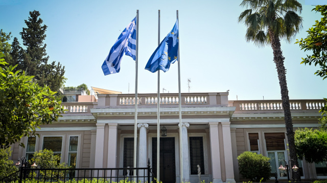 The Government Council for Foreign Affairs and Defence (KYSEA) is meeting under the Prime Minister at the Maximos Mansion, with the agenda items
