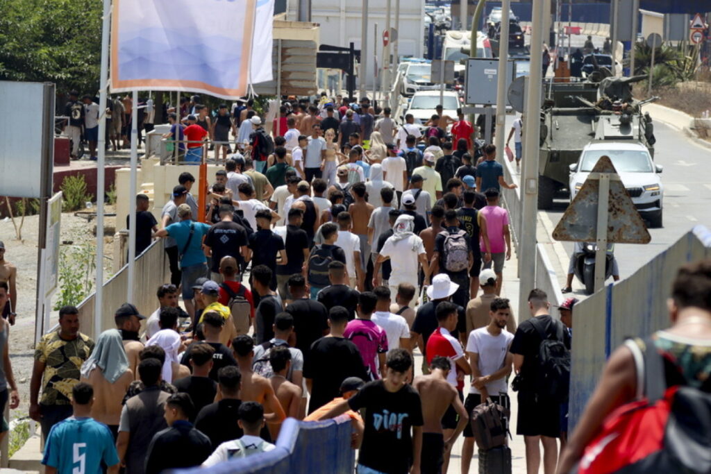 More than 37,500 of the 60,000 migrants who entered Ceuta return to Morocco, Spanish government says