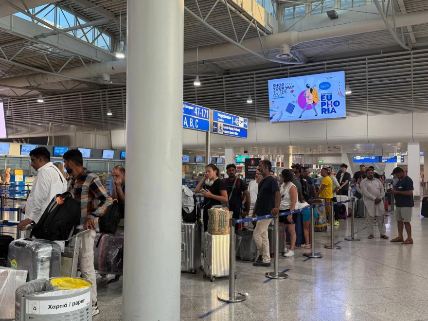 Athens airport delays spiral into hour-long waits as travellers face growing chaos