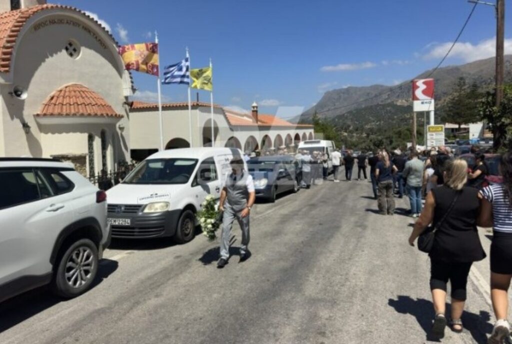 Rethymno firefighters laid to rest today after wildfire tragedy claims their lives